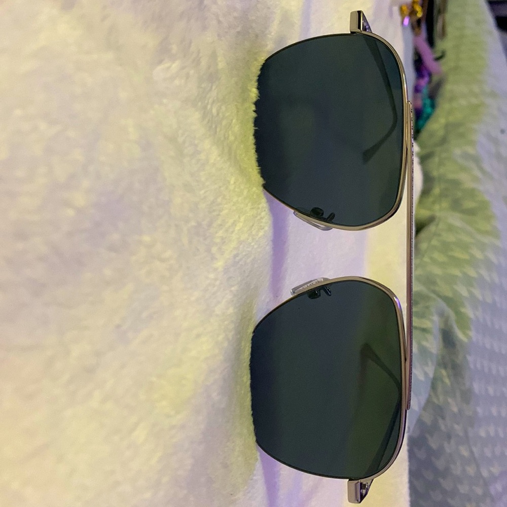 Designer sunglasses. Fendi glasses,one size,silver frame.